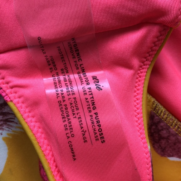 ASOS aerie Pineapple High Waisted Bikini Bottom - Picture 8 of 8